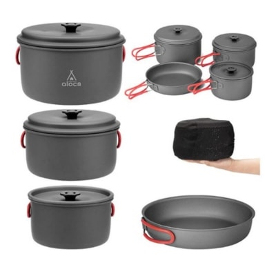 Alocs Camping Cookware Set