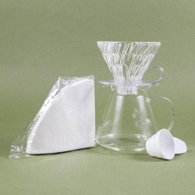 Hario V60 Simply Glass Pour Over Coffee Maker