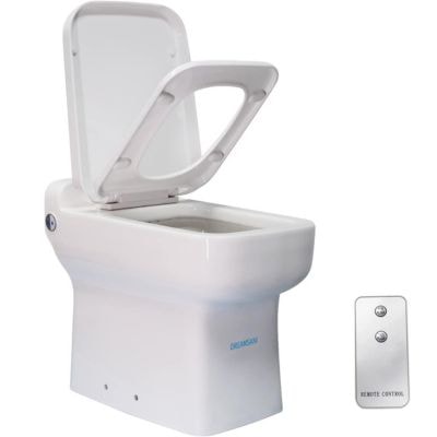One-piece Remote Control Macerating Toilet