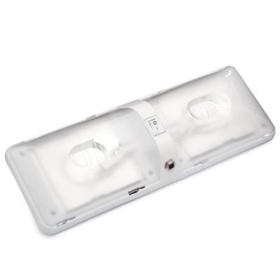 Lumitronics Euro Style 12V RV Interior Incandescent Double Dome Light
