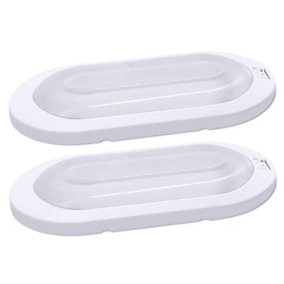 Facon 12V LED RV Pancake Ceiling Dome Light Fixture