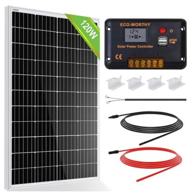 ECO-WORTHY 120W Solar Panel Charger Kit
