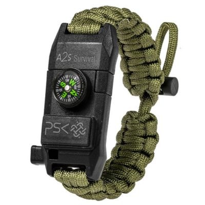 A2S Survival Paracord Bracelet